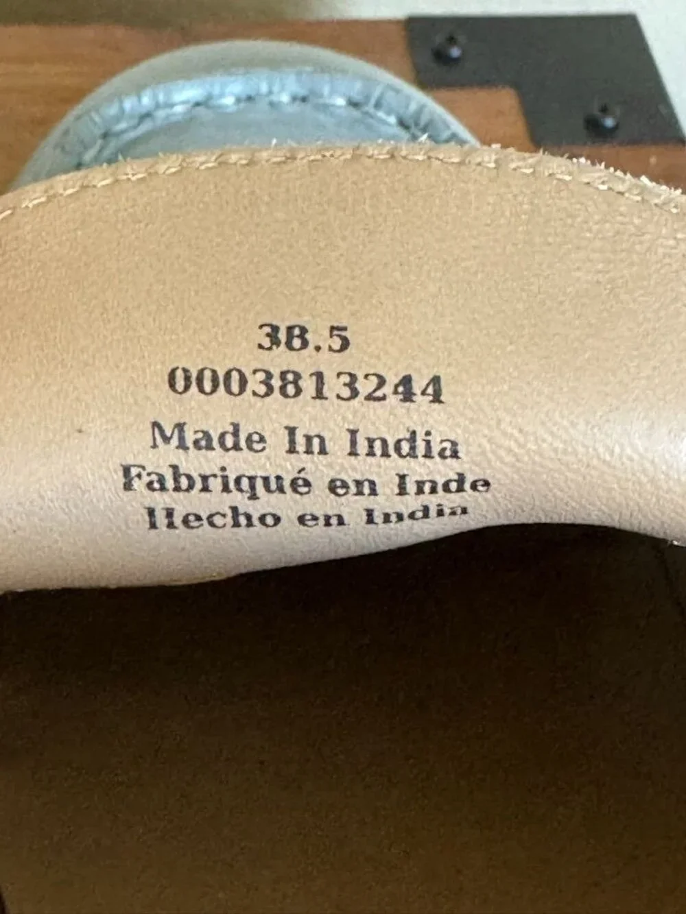 Free People Lyra Dusty Blue Genuine Leather Platform Lug Sole Loafer Size 8/38.5